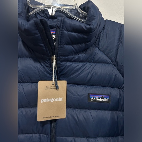 Patagonia Women’s XXL Down Sweater Puffer Jacket New Navy Blue NWT Puff - Picture 4 of 16
